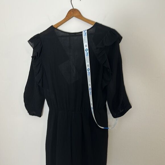 NWT!!  MASSCOB Gardiner ruffle-trimmed dress size L - Picture 15 of 15